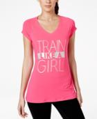 Ideology Train Like A Girl T-shirt, Only At Macy's