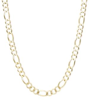 "14k Gold Necklace, 22"" Figaro Chain (5mm)"
