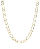 "14k Gold Necklace, 22"" Figaro Chain (5mm)"