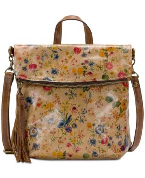 Patricia Nash Burnished Tooled Luzille Small Convertible Backpack
