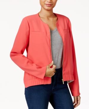 Rachel Rachel Roy Collarless Bomber Jacket, Only At Macy's