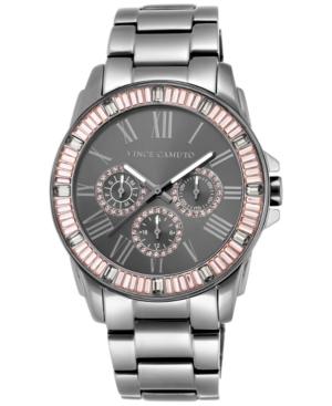 Vince Camuto Women's Gray Stainless Steel Bracelet Watch 43mm Vc/5159pkgy