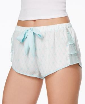 Betsey Johnson Mesh-ruffle Shorts