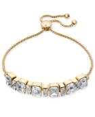 Charter Club Gold-tone Crystal Slider Bracelet, Created For Macy's