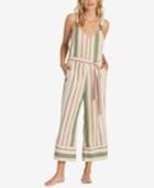 Billabong Juniors' Bella Day Striped Wide-leg Jumpsuit