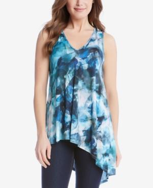 Karen Kane Sea Glass High-low Top