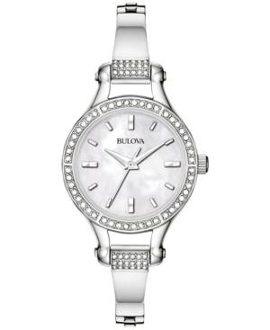 Bulova Women's Stainless Steel Bracelet Watch 96l128