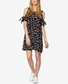 Sanctuary Valencia Printed Cold-shoulder Dress