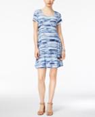 Style & Co Petite Printed Swing Dress, Created For Macy's