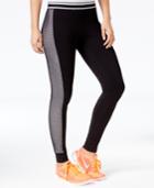 Material Girl Active Juniors' Mesh-trim Yoga Leggings, Only At Macy's