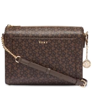 Dkny Signature Box Crossbody, Created For Macy's