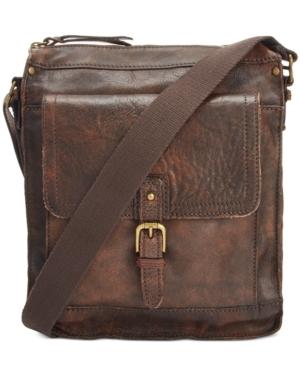 Nash Men's Tuscan Leather North South Crossbody