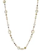 Charter Club Gold-tone Long Beaded Statement Necklace, Created For Macy's