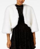 The Edit By Seventeen Juniors' Faux-fur Cropped Jacket, Created For Macy's