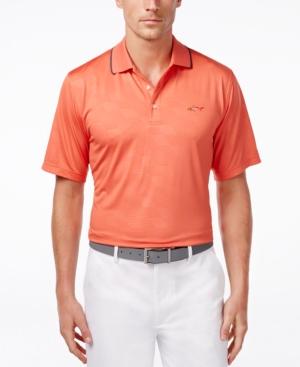 Greg Norman For Tasso Elba Men's Geometric Ombre Embossed Polo, Only At Macy's