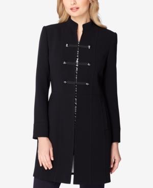 Tahari Asl Double-breasted Military Blazer