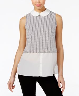 Maison Jules Layered Contrast Top, Only At Macy's