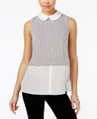 Maison Jules Layered Contrast Top, Only At Macy's