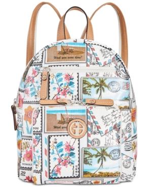 Giani Bernini Coated Canvas Small Backpack, Created For Macy's