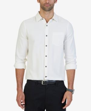 Nautica Men's Slim-fit Dobby Long-sleeve Shirt
