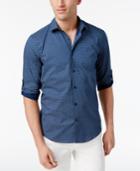 Alfani Men's Jenkins Geometric-print Cotton Shirt, Only At Macy's