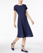 Weekend Max Mara Oscura Linen Fit & Flare Dress