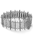 Carolyn Pollack Sterling Silver Bar Link Magnetic Bracelet