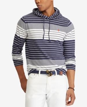 Polo Ralph Lauren Men's Striped Hooded Long-sleeve T-shirt