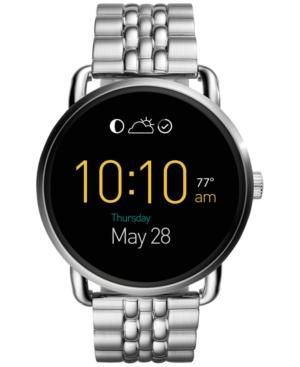 Fossil Women's Digital Q Wander Stainless Steel Bracelet Smart Watch 45mm Ftw2111