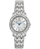 Citizen Women's Eco-drive Diamond Accent Stainless Steel Bracelet Watch 26mm Ew2360-51a
