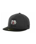 New Era Winston-salem State Rams 2-tone Graphite And Team Color 59fifty Cap