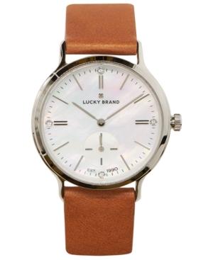 Lucky Brand Women's Ventana Tan Leather Strap Watch 34mm