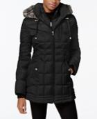 Nautica Faux-fur-hood Down Puffer Coat