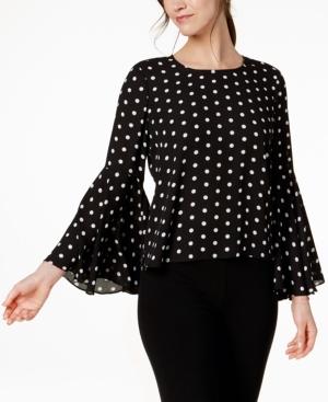 Vince Camuto Flared-sleeve Top, Created For Macy's