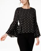 Vince Camuto Flared-sleeve Top, Created For Macy's