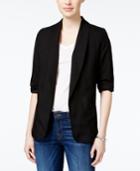 Bar Iii Three-quarter-sleeve Boyfriend Blazer, Only At Macy's