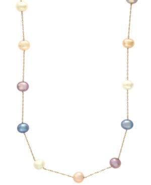 Effy Cultured Freshwater Pearl Necklace In 14k Gold (5-1/2mm)