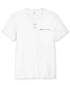 Inc International Concepts Men's Chambers Heathered Split-neck T-shirt, Created For Macy's
