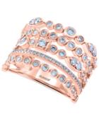 Pave Rose By Effy Diamond Multi-row Ring (9/10 Ct. T.w.) In 14k Rose Gold