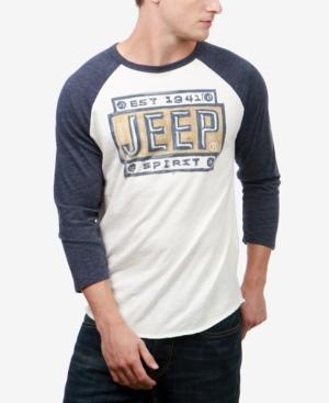 Lucky Brand Men's Three-quarter Raglan Sleeve T-shirt