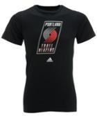 Adidas Men's Short-sleeve Portland Trail Blazers Primary Logo T-shirt