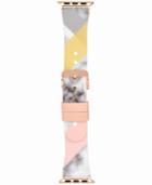 I.n.c. Women's Marble & Color Block Silicone Apple Watch Strap, Created For Macy's