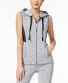 Ideology Space-dyed Sleeveless Hoodie, Only At Macy's