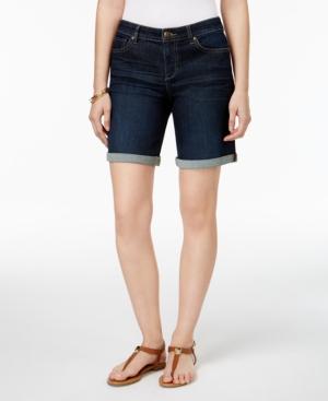 Style & Co Cuffed Denim Shorts, Only At Macy's