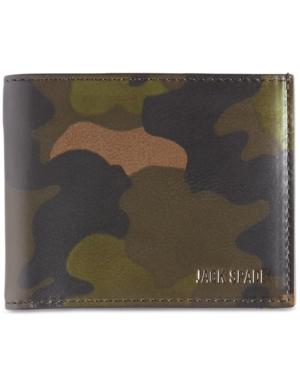 Jack Spade Men's Camo Leather Slim Billfold