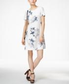 Tommy Hilfiger Short-sleeve Magnolia Print Shift Dress