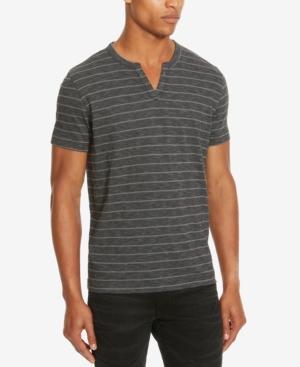 Kenneth Cole Reaction Men's Striped Eyelet Henley