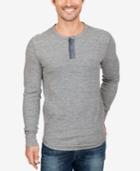 Lucky Brand Men's Thermal Heather Henley
