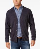 Weatherproof Vintage Men's Big And Tall Soft-touch Cardigan, Classic Fit