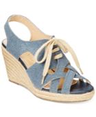 Bella Vita Gracia Lace-up Wedge Sandals Women's Shoes